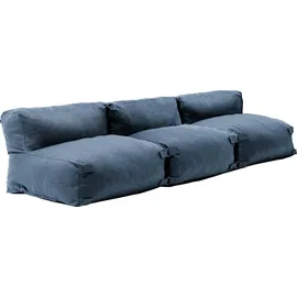 Oviala Mixi Modulare 3-Sitzer Gartenmöbel pazifikblau