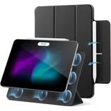 Esr Rebound Magnetic Case für iPad Air 13 (M2, 2024), iPad Pro 12.9 (Gen.6, 2022), iPad Pro 12.9 (Gen.5, 2021) Schwarz