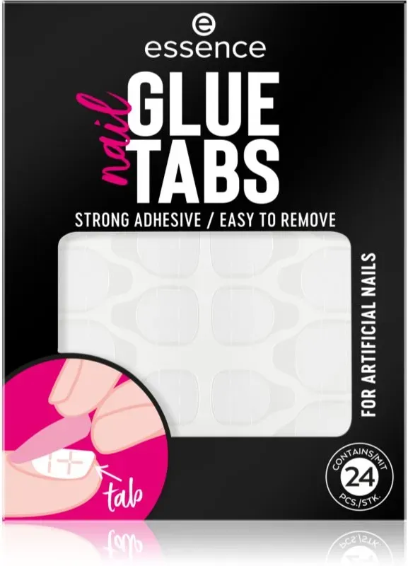 Essence GLUE TABS Aufkleber für Nägel 24 St.