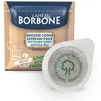 Caffè Borbone Kompostierbare Kaffeepads, Blaue Kaffeemischung - 150 Pads - Kompatibel mit ESE System Papier Pads 44 mm