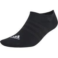 Adidas Adidas, Set Di 3 Paia Di Calzini Invisibili Adidas Thin & Light, Socken, Schwarz-Weiss, L, Unisex-Adult