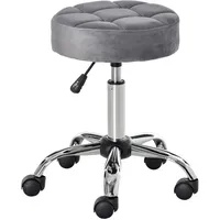 Homcom Salonstuhl Polyester Grau
