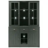 Furn.Design Buffet Forres (Buffetschrank in Landhaus grün, 130 c 196 cm) mit viel Stauraum grün