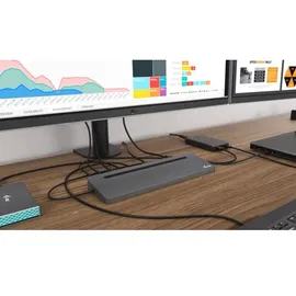 iTEC i-tec USB-C Metal Ergonomic 4K 3x Display Docking Station + Power Delivery 85 W