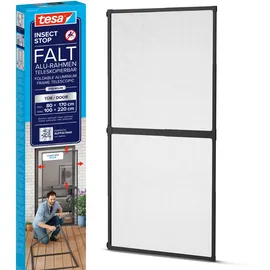 Tesa Insektenschutz-Tür Insect Stop Falt 100 x 220 cm Anthrazit