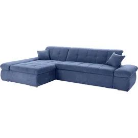 DOMO collection »Moric Luxus - B/T/H 300/172/80 cm, XXL-Format«, L-Form, 140kg Belastung/Sitz, in Cord, Chenille, Kunstleder