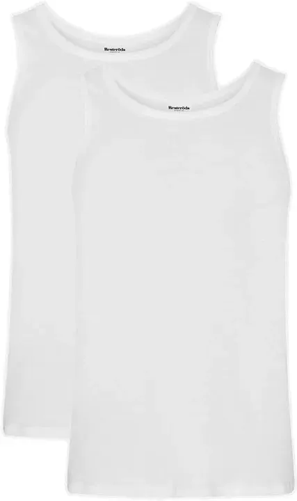 Resteröds ORIGINAL Ripp-Tanktop 2er-Pack GOTS Weiß 2XL