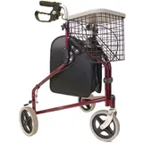 DRIVE TriWalker Rollator rot