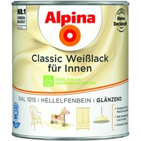 Alpina Classic Weißlack Hellelfenbein Glänzend 750ml