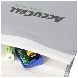 AccuCell Lipo Schutzbeutel klein 23x18cm Silber