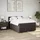 vidaXL Boxspringbett 140 x 200 cm Dunkelbraun