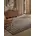 Wollteppich Natürlicher Wohnzimmerteppich 100 Wolle Handgewebt Zeitlos Naturfaser Teppich Gestreift für Esszimmer Braun Grau 80x150 cm