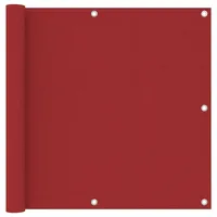 vidaXL Seitenmarkise 90 x 400 cm Rot Aluminium