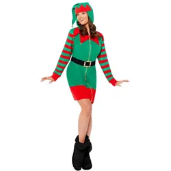 Elfie Elf Weihnachtswichtel Damenkostüm - 38-40