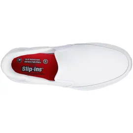 SKECHERS Nampa Broxtin Slip-InTurnschuhe, White Leather/Synthetic, 43 EU