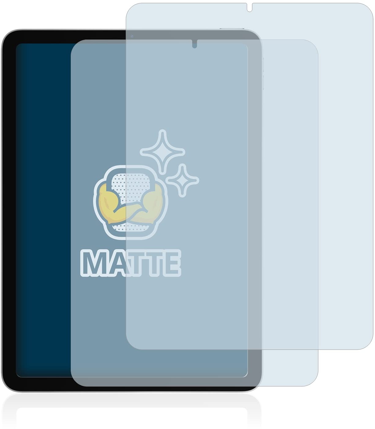 BROTECT Entspiegelungs-Schutzfolie für Apple iPad Air 4 WiFi Cellular 2020 (4. Gen.) (2 Stück) Matte Displayschutz-Folie, Anti-Fingerprint