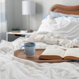 Relaxdays Nachttisch mit Schublade, modernes Design, eckiges Nachtschränkchen, HxBxT: 44 x 40 x 40 cm, weiß-grau