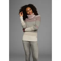 KangaROOS Rollkragenpullover gestreift Beige 40/42