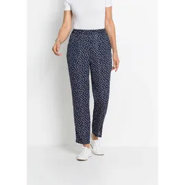 GOLDNER Fließende Schlupfhose Louisa Blau 38