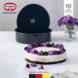 Dr. Oetker Back-Liebe Emaille Garantieform mit Hebeboden Ø 26 cm