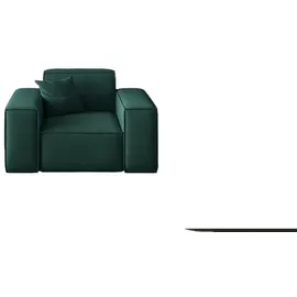 Fun Möbel Sessel Designersessel CELES in Stoff Opera Velvet Opalgrün