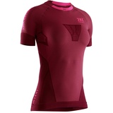 X-Bionic Invent 4.0 Run Speed Shirt T, namid red/neon flamigo, M
