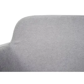 Mendler Esszimmer-Set HWC-L13, 4er-Set Stuhl+Sitzbank Esszimmergruppe Sitzgruppe Esszimmergarnitur, Stoff/Textil ~ grau