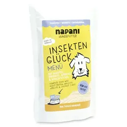 Menü für Hunde Insekten Glück mit Insekten und Brokkoli 150 g