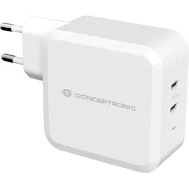 Conceptronic Althea (100 W), USB Ladegerät, Weiss