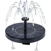 Solarbrunnen Für Draussen, 2025 Upgrade Springbrunnen Solar Mit 7 Düsen, Gartenbrunnen Solar Freistehend Keine Batterien Nötig, Solarspringbrunnen Für Teich, Pool, Terrasse, Garten, VogelBad (A)