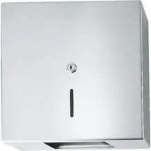 KWC AR WC-Großrollenhalter, HEAVY DUTY, Edst., 320x322x130 mm, AP, Rolle 300 mm