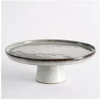 Mica Decorations Tabo Tortenständer - H10 x Ø27 cm - Grau