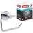 Tesa SMOOZ Toilettenpapierhalter, verchromt - WC-Rollenhalter zur Wandbefestigung ohne Bohren, inkl. Klebelösung - 140mm x 100mm x 50mm