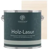 Lignocolor® Holzlasur 2,5L (Weiss) Holzschutzlasur für Außen & Innen Wasserbasis – Andere Farbtöne verfügbar