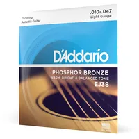 D'Addario EJ38 12-String Light,
