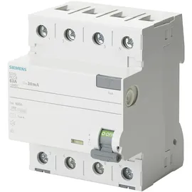 Siemens 5SV3346-6 FI-Schutzschalter A 4polig 63A 0.03A 400V
