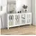 stilvora Sideboard 160 x 84 x 40 cm Weiß