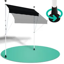 Strattore Klemmmarkise 350 x 120 cm anthrazit