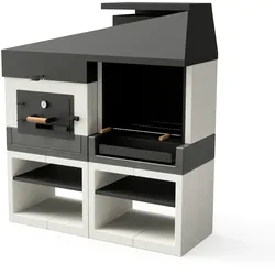 MAESTRO FERRETERO MF - Außenküche Kitaway Otte Grill + Holzofen - 168 x 63 x 192 cm