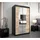 abiks möbel Schwebetürenschrank MADRYT 120 x 200 x 62 cm Schwarz