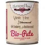 alexandra herrmann & philipp brada gbr Herzenshund Bio Pute mit Bio Gemüse 6 x 800 g