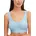 Damen breitem atmungsaktive und weiche Single Jersey-Qualität Cascade Blue 36-38