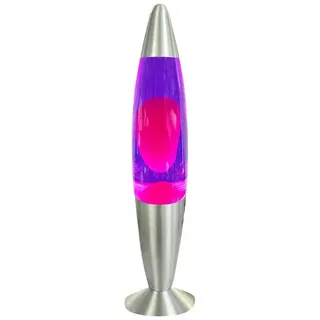 Blulaxa LED Lavaleuchte Rosa/Lila