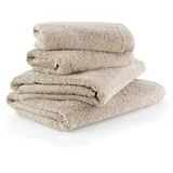 MÖVE Superwuschel Handtuch-Set, 2 Duschtücher 80 x 150 cm & 2 Handtücher 50 x 100 cm, Made in Germany, 100% Baumwolle, cashmere