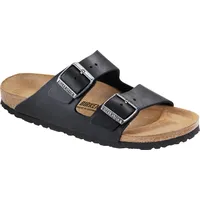 Birkenstock Arizona Nubukleder geölt schmal schwarz 48