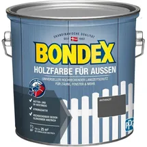 Bondex Holzfarbe für Aussen 2,5 l anthrazit