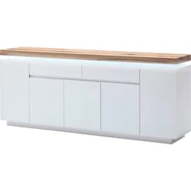 MCA Furniture Sideboard 200 x 81 x 40 cm weiß