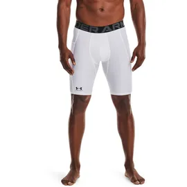 Under Armour Heatgear Compression Long Baselayer-shorts - White / Black - M