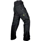 JOB Zunfthose Doppel-Pilot schwarz, Knietaschen - 28