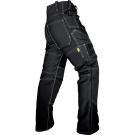 JOB Zunfthose Doppel-Pilot schwarz, Knietaschen - 28